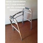 DEAMBULATORE CON 2 RUOTE ANTERIORI