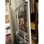 RETE ORTOPEDICA in acciaio verniciato bianco a manovella 