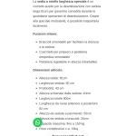 Carrozzina autospinta portata 150 kg 