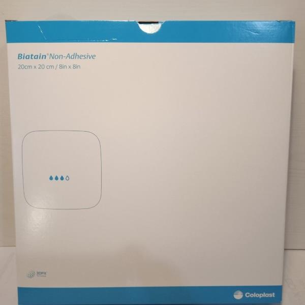 Medicazione Biatain Non Adhesive 20 cm x 20 cm- 5 pezzi